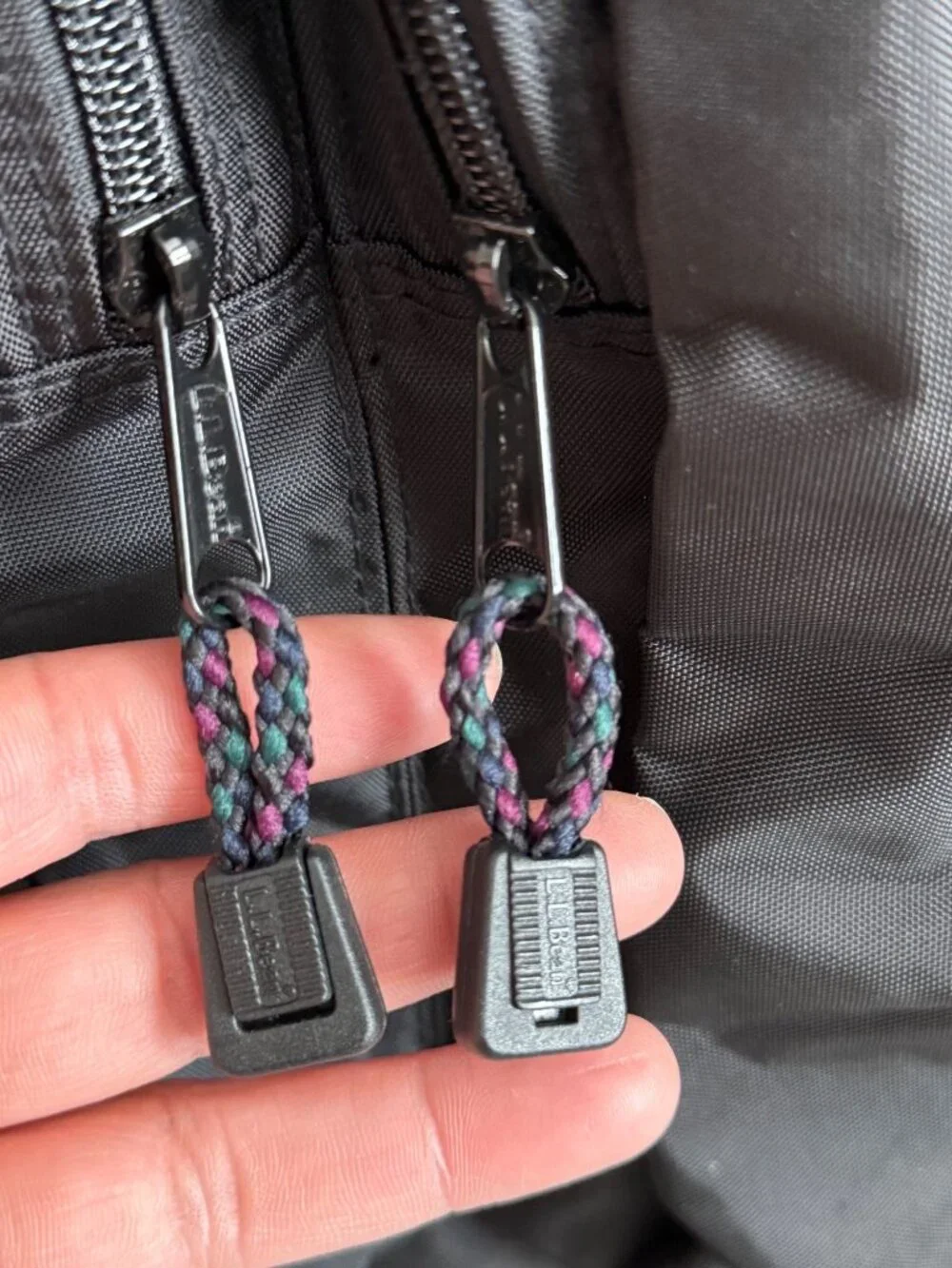 L.L. Bean Garment Travel Luggage Bag Shoulder Strap Black Style M541